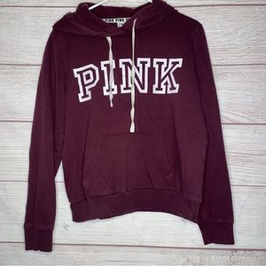 Pink by Victoria’s Secret women’s maroon/purple hoodie